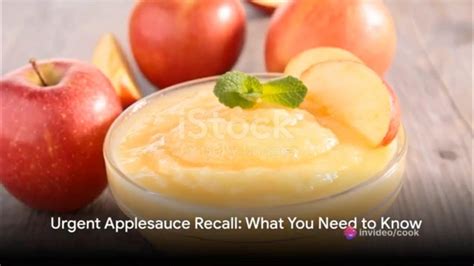 Urgent Applesauce Recall What You Need To Know - YouTube