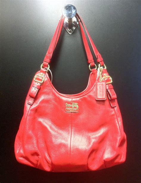 Coach red purse at Clothes Mentor | Purses, Red purses, Shoulder bag