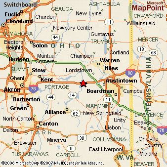 Lake Milton Ohio Area Map More | Maps Of Ohio