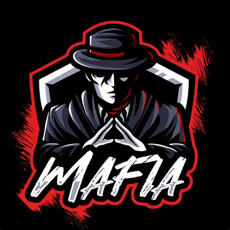 The Mafia mascot Esport Logo Template 17647024 Vector Art at Vecteezy