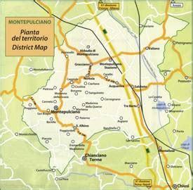 Montepulciano Mappa | Italia | Mappe di Montepulciano