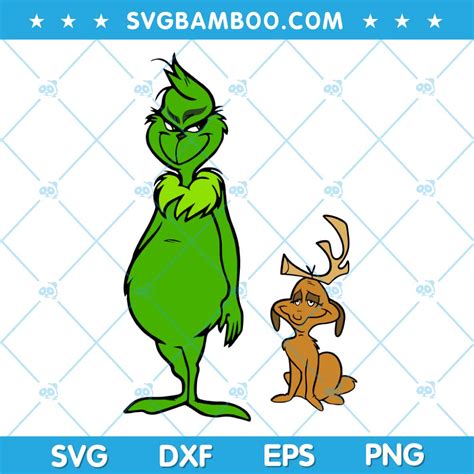 Grinch and Max SVG