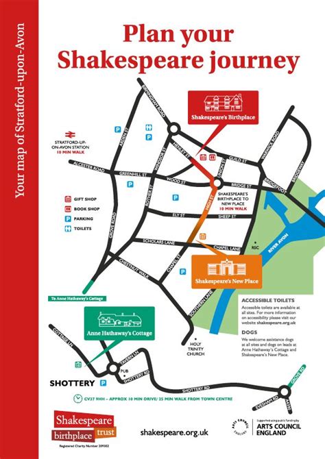 Stratford Upon Avon Tourist Map - Beilul Rochette