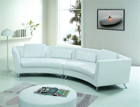 Modern White Leather Sectional Sofa | My XXX Hot Girl