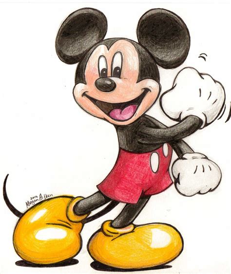 Mickey Mouse Drawing - Cliparts.co