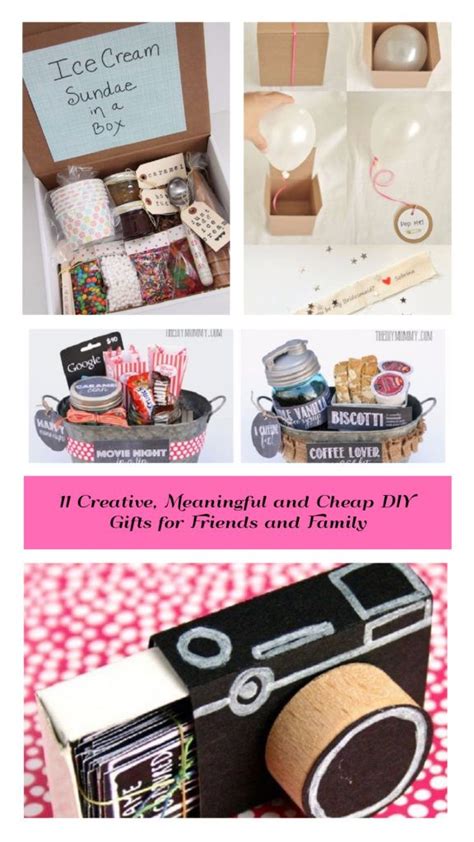 11 Creative, Meaningful and Cheap DIY Gifts for Friends and Family ...