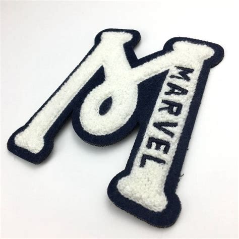 100 Chenille Patches Letterman, Chenille Logo Patch, Varsity Badges, Towelling Embroidery Patch ...