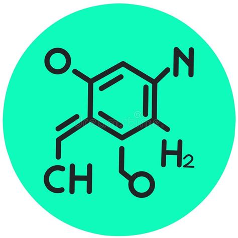 Chlorothiazide Molecular Structure, Flat Skeletal Chemical Formula Stock Vector - Illustration ...