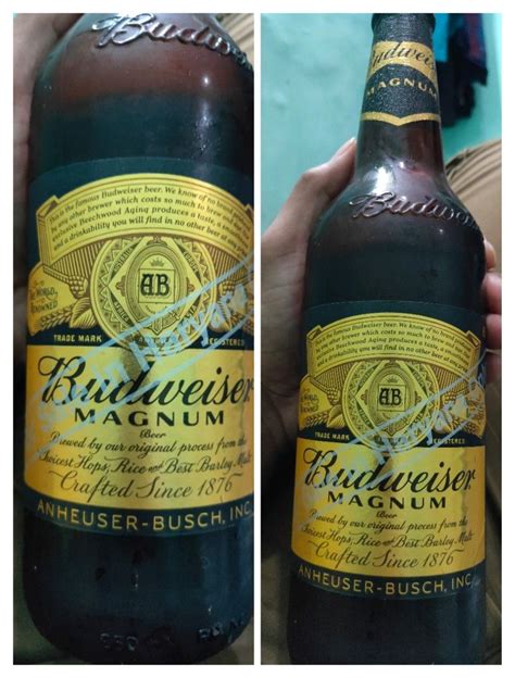 Budweiser 🍻 #budweiser #magnum #beer | Wine bottle, Whiskey bottle, Bottle