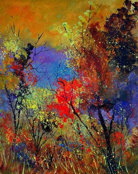 Autumn Colors Painting by Pol Ledent