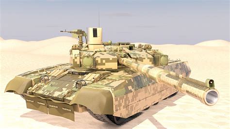 Tank Oplot-M Main Battle Tank 3D model | CGTrader