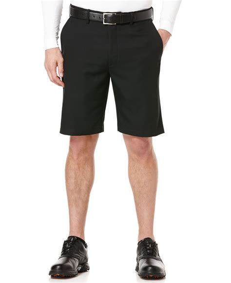 PGA TOUR Expandable-waist Performance Golf Shorts in Asphalt (Black ...