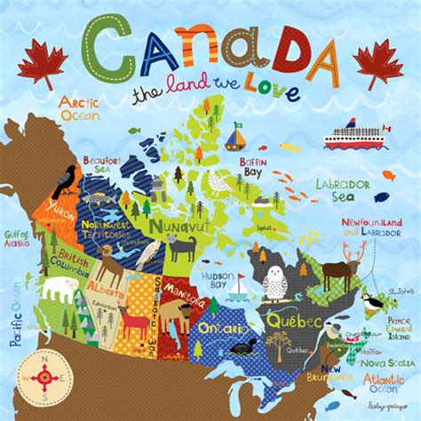 Canada Map in Target Stores by Lesley Grainger | Carte canada, Carte ...