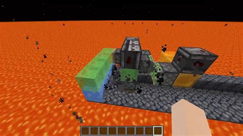 Minecraft - Lava Bridge Maker - YouTube