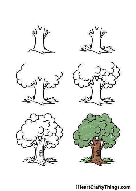 How To Draw A Tree For Kids