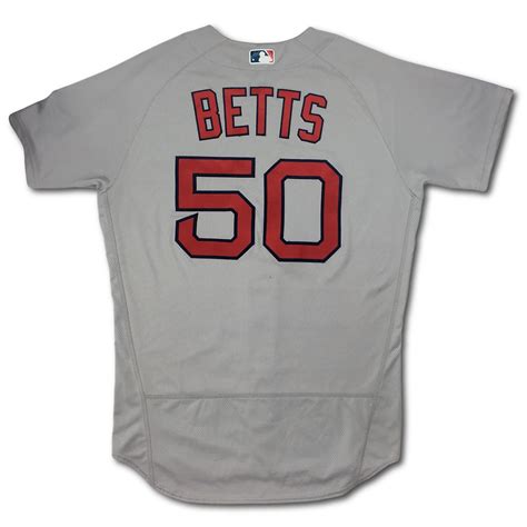 Lot Detail - Mookie Betts 8/16/2016 Boston Red Sox Game Used Jersey - 2 Home Runs! (MLB Auth.)