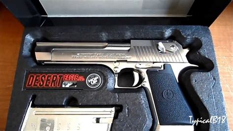 Tokyo Marui Desert Eagle .50AE Chrome Stainless Steel Hard ABS Plastic Kick Blow Back Airsoft ...