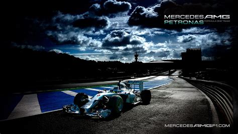 Mercedes F1 Logo Wallpaper