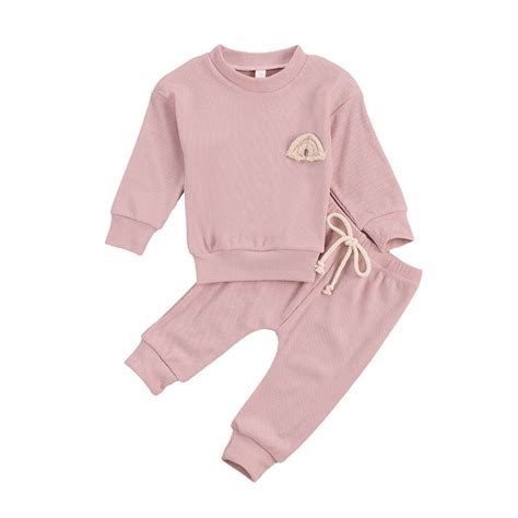 Unisex Baby Rainbow Solid 2-Piece Outfit Set – The Trendy Toddlers