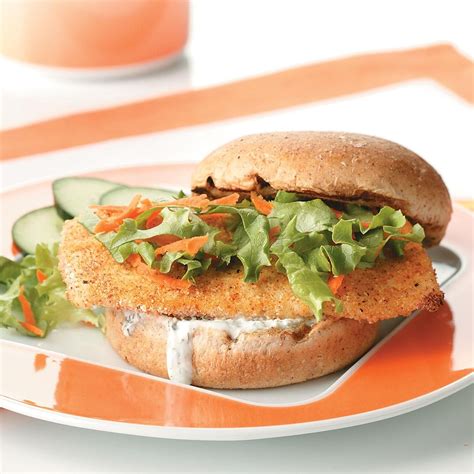 Breaded Fish Sandwiches Recipe | Taste of Home