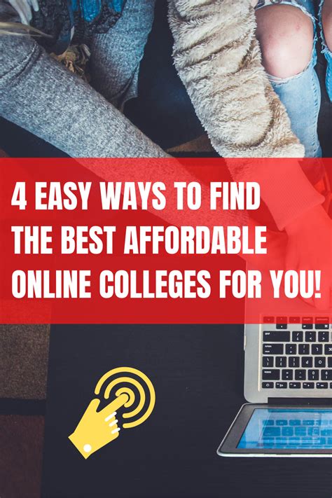 4 Easy Ways To Find The Best Affordable Online Colleges For You! | Online college, School fun ...