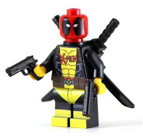 DEADPOOL XMEN Custom Printed Marvel Lego Minifigure! – Atlanta Brick Co