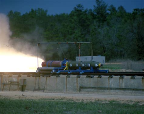 A sled test target after a BLU-109B bomb test - PICRYL Public Domain Image