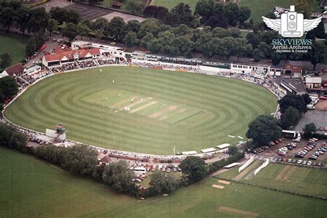 Worcester Cricket Grounds - 1987 - Skyviews Aerial Archives