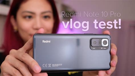 Xiaomi Redmi Note 10 Pro CAMERA vlog test! - YouTube