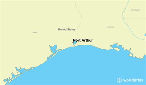 Battle Of Port Arthur Map