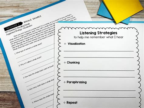 Auditory Memory Strategies — Listening Fun