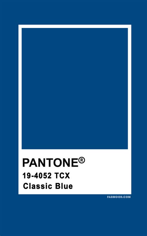 Blue Pantone Colors