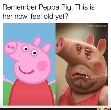 Remember Peppa Pig. This is her now, feel old yet? - iFunny | Peppa pig memes, Peppa pig funny ...