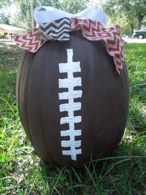 Football Pumpkin on Etsy, $35.00 | Etsy, Make it yourself, Pumpkin