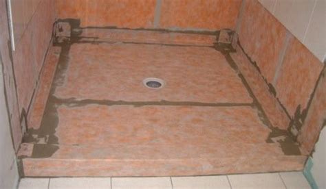 Waterproof Shower using Kerdi Membrane | Ceramic tile bathrooms ...