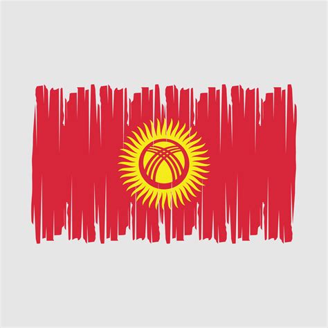 Kyrgyzstan Flag Brush Vector 20780407 Vector Art at Vecteezy