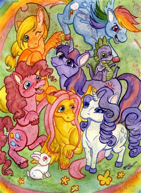 My Little Pony Original Watercolor Painting Friendship is - Etsy