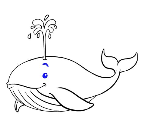 How to Draw a Whale in a Few Easy Steps | Easy Drawing Guides | Easy drawings, Whale drawing ...