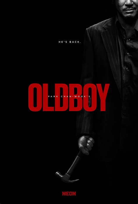 20th Anniversary Poster for Park Chan-wook's 'Oldboy' - Facinema