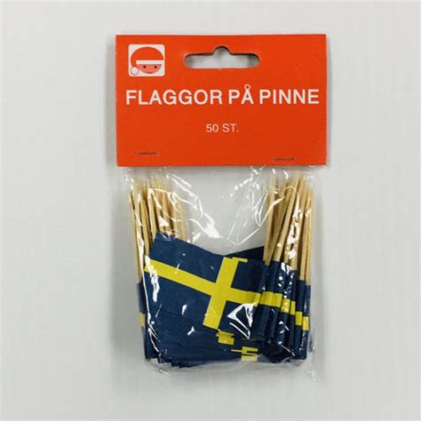 Sweden Flag Toothpicks Package of 50 – Gift Chalet
