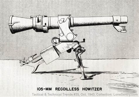 105-mm Airborne Recoilless Howitzer, WWII Tactical and Technical Trends ...