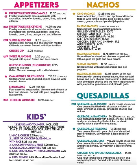 Plaza Azteca Menu With Prices (Updated: May 2022)