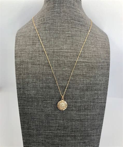 Diamond and Gold Pendant Necklace