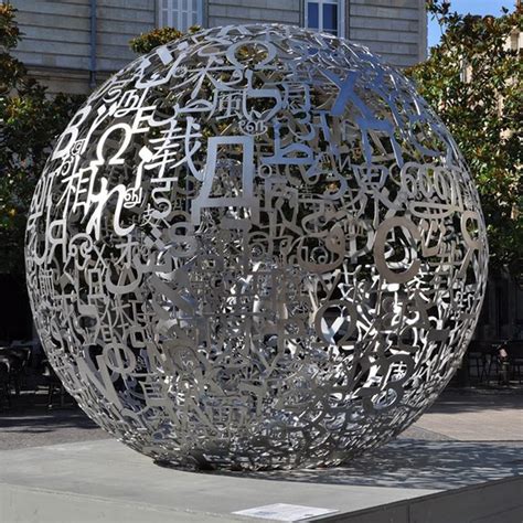 Outdoor Large 304 Grade Stainless Steel Hollow Ball Sculpture for Garden Landscape