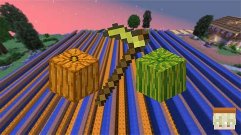 How to Build 3 Different Pumpkin/Melon Farms in Minecraft // (Hypixel ...