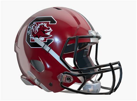 South Carolina Red Football Helmet, HD Png Download - kindpng