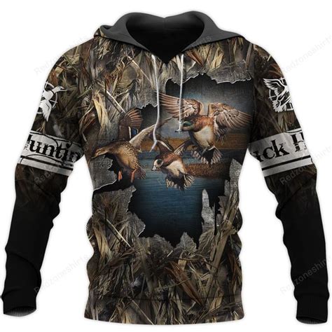 COOL DUCK HUNTING 3D ALL OVER PRINTED SHIRTS hunting-ah-15012028 in 2020 | Printed shirts, Duck ...