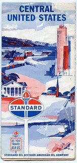 Standard Oil Central United States map | Collected in 1963 b… | Flickr