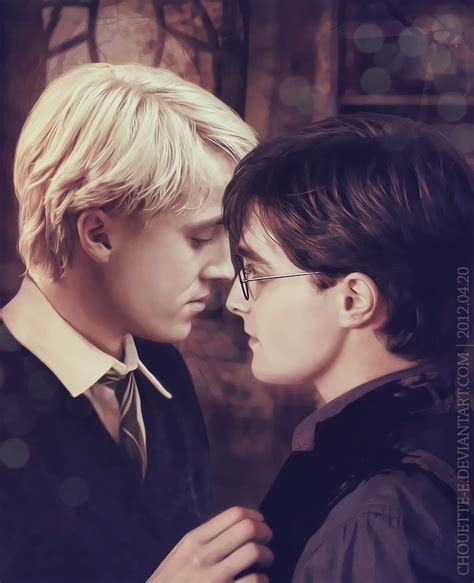 An Almost Kiss - Harry and Draco Fan Art (30890790) - Fanpop