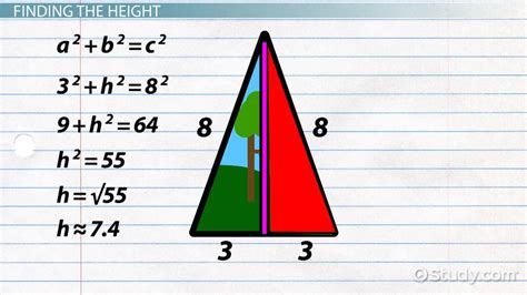 Area of an Isosceles Triangle | Formula & Examples - Lesson | Study.com